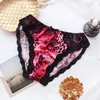 Unterhosen Sexy Herren Leopardenmuster Slips Spitze Unterwäsche Sissy Penis Pouch Höschen Nahtlose Dessous