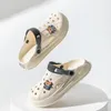 Sandaler ihåliga skor Summer Outwear Cartoon Fashion Home Par Anti Slip Classics Head-cover tofflor Girls Student