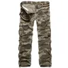 Men's Pants Hommes Cargo pantalon haute qualité décontracté ample Multi poche Camouflage militaire pantalon hommes rue Joggers grande taille 44 pantalons longs 231019