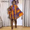 Ethnic Clothing 2023 In Print African Dress For Women Elegant Lady Wedding Evening Party Dresses Plus Size Fall Dashiki Casual Outfits