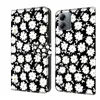 Fundas tipo billetera con flores y rosas a la moda para Samsung S24 Plus Ultra A05S A15 MOTO G14 G54 Xiaomi 14 13T pro Redmi 13C Butterfly Cat Holder Ranura para tarjeta de identificación Funda con tapa Funda de cuero PU