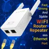 Router PIX LINK WiFi Extender Repeater 300 Mbit/s Wireless Signal Booster mit 2 Ethernet-Ports 2 4 GHz IEEE 802 11B G N WR02ES 231019