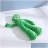 Nuovo giocattolo per cani imbottito in peluche Mtipet Gumby verde da 9 pollici, confezione da 1 Dhsvp