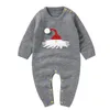 Rompers Boże Narodzenie Baby Rompers Kreskówka Reindeer Baby Boys Girl