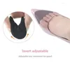 Femmes chaussettes accessoires insérer réglage douleur chaussure orteil chaussures talon soulagement coussin gros bouchon 1 paire haute protection avant coussinets remplissage