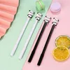 20pcs/Lot Cute Black White Panda Gel Pen 0,5 mm Ink Kawaii Cartoon Student Student School School Supplies Office Pisanie