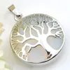 Luckyshine Tree of Life Pendant Vintage Gorgeous Round White Moonstone Gems Silver For Women Jewelry Australia USA Pendant226Y