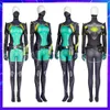 Cosplay Anime Game Valorant Viper Cosplay Kostuum Bodysuit Jumpsuit Pruik Party Halloween Pak Combat Kleding Outfit voor Volwassen Vrouwen Gift