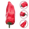 Dekorative Blumen 3 Stück künstliche Paprika Simulation Chili gefälschtes Gemüse Modell Po Requisiten