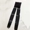 Luxe sexy kanten kous ontwerper dames kousen letters gedrukt lange sokken merk klassieke kousen