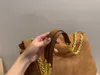 Bolsa de compras de gamuza para mujeres bolsos de moda de mano de mano Hobo