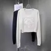 Designer skoczek swetry kobiety dzianiny Sweter ubrania moda pullover żeńska jesień zima ubrania panie luźne długie rękawy eleganckie swobodne topy s-luady