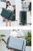 Suitcases A180 Luggage Compartment Small Front Opening Travel Lever Leather Box Sturdy And Durable Thickened