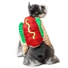 Cat Costumes Dog Pet Fun Food Food Halloween Party Cosplay Cosplay Christmas Vêtements pour les petits chiens chiots et chats (grand)