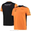 2022 F1 McLaren Casual T-shirt voor heren, ronde hals, 3D digitaal printen Officiële website Herdruk Formule 1 100-5xl2296B