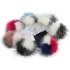 Wide Brim Hats Bucket Geebro born baby Solid Color Beanies hats With triple color Fur Raccoon Pompom Girls Boys Kids Soft Cute Cotton skully 231020