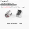 Stud Vankula 2PC Fashion Clip Ear Lobe Cuff Stainless Steel Plugs Ear Gauges Tunnels Piercing Expander Stretchers Body Jewelry 231020