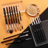 Makeup Tools BEILI Makeup Brushes Set 15pcs Professional Makeup Tools Eyebrow Eyeshadow Blending Eyeliner Eyelash Eyes Make Up Brush Kit 231020