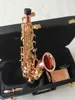 Nowy na zamówienie muzyczny sopran saksofon zakrzywiony instrument muzyczny SC-992 Połączony fosfor Professional Professional Curved Soprano Sax