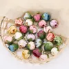 Faux Floral Greenery 1050pcs Rose Artificial Flowers Head Silk Fake For Home Decor Dekorowanie świąteczne Dekoracja ślubna