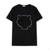 Femmes Designer T-shirt Kenzo Hommes Tshirt Été Streetwear Manches courtes Tête de tigre Broderie avec lettres Impression T-shirts en vrac Tendance 9 KU0T