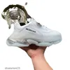 Mens Sport Cushion 3XL Sneaker Sneaker Triple Shoes Designer Track Balencaga Paris Höjd manlig kvinnlig sliten Crystal Sole Par S Sports Running Family 38NZ