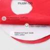 Önlükler Burp Cloths 3pcs Set Katı Muslin Pamuk Bebek Dantel Bantları Prenses Erkek Kızlar Tükürük Havlu Besleme Naylon Saç Bantları 231019