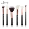 Outils de maquillage Jessup Brushes 6 pièces pinceau de maquillage pour visage poudre naturelle-synthétique surligneur Contour Blush correcteur perle noir MakeupBrush 231020