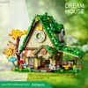 Bloki 546-547pcs Święta Dream Windmill Dom Building Bloks DIY Doll House Newyear Halloween Dekoracja Cegły dla dzieci Prezenty R231020