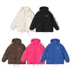 Men's Down Parkas Hommes veste à capuche Parka Streetwear Harajuku rembourré plaine couleur unie 2023 hiver coton coupe-vent chaud Ourwear épais 231020