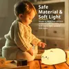Lambalar Gölgeler Yumuşak Kedi Gece Işığı Şarj Edilebilir Göz Koruma Yatak Odası Başucu Silikon Lamba Çocuklar İçin Çocuk Keden Bebek Hediyesi 231019