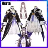 Gioco anime cosplay Honkai: Costume cosplay Star Rail Herta Elegante adorabile abito Lolita Uniforme Halloween Party Giochi di ruolo Parrucche