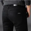 Män klassiska jeans jean homme pantalones hombre män mannen mjuk svart cyklist maskulino denim overaller mens byxor mx190718202r