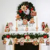 Christmas Decorations 12/6PCS Christmas Gingerbread Man Tree Hanging Pendant Ornaments Merry Christmas Decorations Paper New Year Gift Navidad Noel x1020