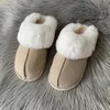 Slippers Winter Home Cotton Shoes Women's Plush Darm Dare Dare Women Women Comfort Iddoor Indoor Plat بالإضافة إلى حجم 45