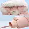 Bébé filles vêtements nouveau-né hiver épais garçons barboteuses infantile Costume manteau col de fourrure plus velours enfant en bas âge barboteuse 324 mois kg4492804869