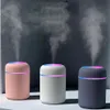 Vapeur Mini humidificateur 300 ml chambre bureau salon Portable à faible bruit diffuseur atmosphère lumière brume pulvérisateur arôme 231020