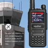 Walkie talkie radtel rt 470 6 band amatör skinka tvåvägs radiostation 256ch 10w luftband noaa lcd färgskanner luftfart 231019