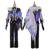 Game Genshin Etki Cosplay Costume Kaeya Wig Kıyafetler Göz Maskesi Kai Ya Tam Set Forcosplay