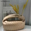 BottegVenetas Teen Jodie Knotted Underarm Handbag 7A Woven Genuine Leather Leather the Latest Knitted Is Made of All Cow Leather and Does Not Match the Soft Art Han