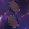 Raquettes de badminton ALP Cyberpunk raquette 4U 82g Maximum 30 lbs 100% fibre de carbone avec cordes noir violet entraînement 231020