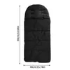 Stroller Parts Baby Sleeping Bag Universal Toddler Footmuff Cosy Kids Warm Pushchair Pad Black