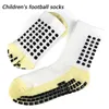 6PC Sports Socks Nya barn och ungdomssporter andas fotboll Socks Square Silicone Non-Slip Grip Football 231020