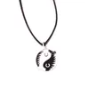 Colares de pingente colar de jóias para feminino e masculino design especial yin yang cavalo padrão imagem adicionar seu charme fornecer gota breloque