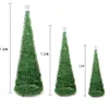 Juldekorationer 15m 18m 21m RGB Artificial Tree Outdoor Decoration 16 Färg LED -upplyst dekor med fjärrkontroll 231019