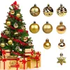 Andra evenemangsfest levererar julgranbollar 4244pcs 6cm Big Christmas Ball Multicolor Ball Decorations Christmas Tree Ornaments Set for Home Party 231020