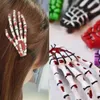 Nieuwe Schedel Hand Bone Haarspeld Grijper Ghost Skelet Haar Clips Hairclips Bone Claw Haaraccessoires GC466249C