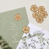 Cadeau cadeau 100pcs autocollants de sceau de cire enveloppe d'invitation de mariage parfait pour l'emballage d'enveloppes d'invitation