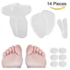 Shoe Parts Accessories Shoe Accessories Set Silicon High Heel Otics Pain Relief Massage Cushion Forefoot Supports Non Slip Insole Pad T-Shape Insole 231019