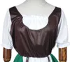 cosplay Women Maid Costume Cosplay Party Carnival Short Sleeve Fancy Dress for Girl Adult with Green Aproncosplay